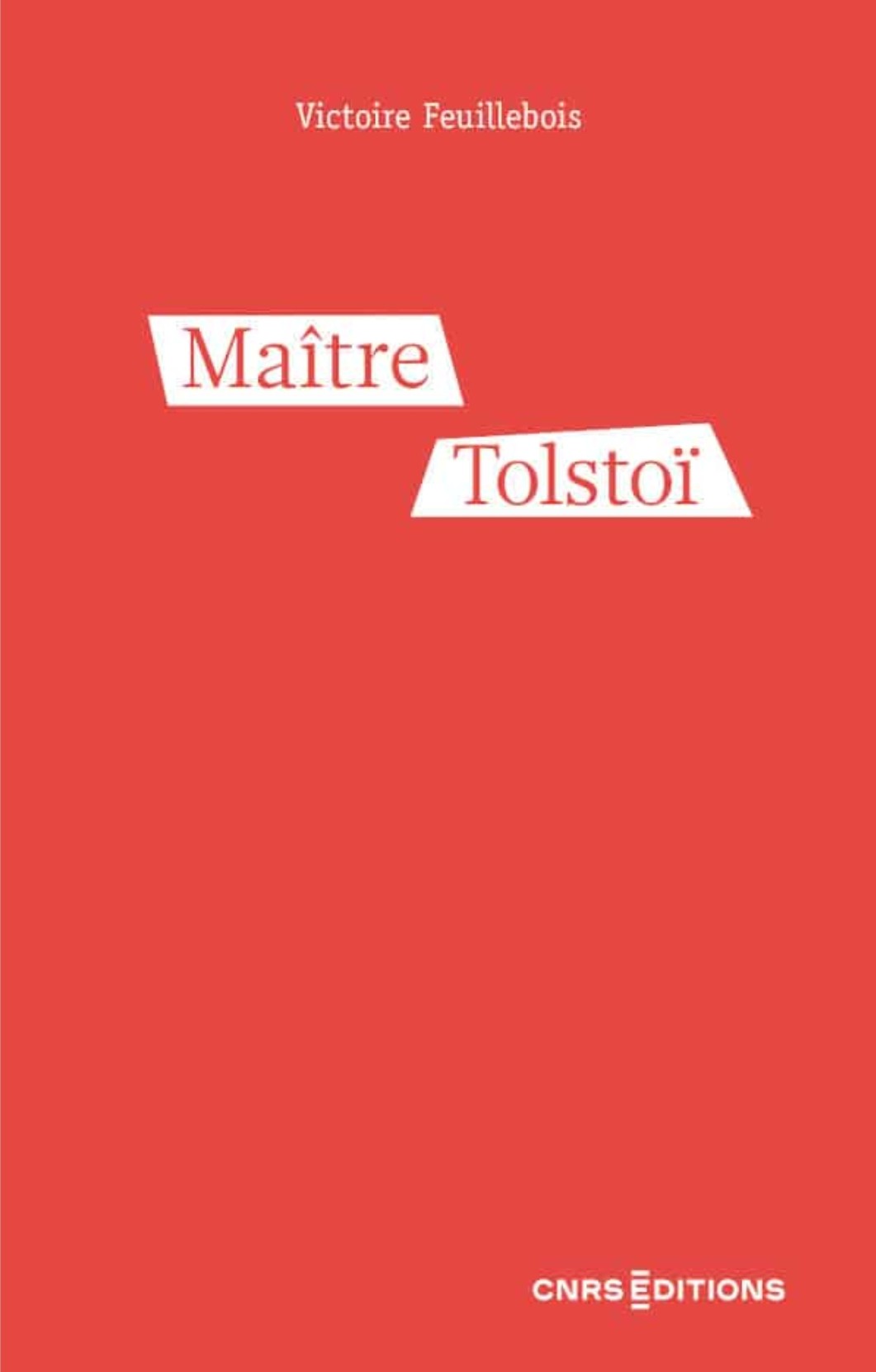 Couverture du livre *Maître Tolstoï*